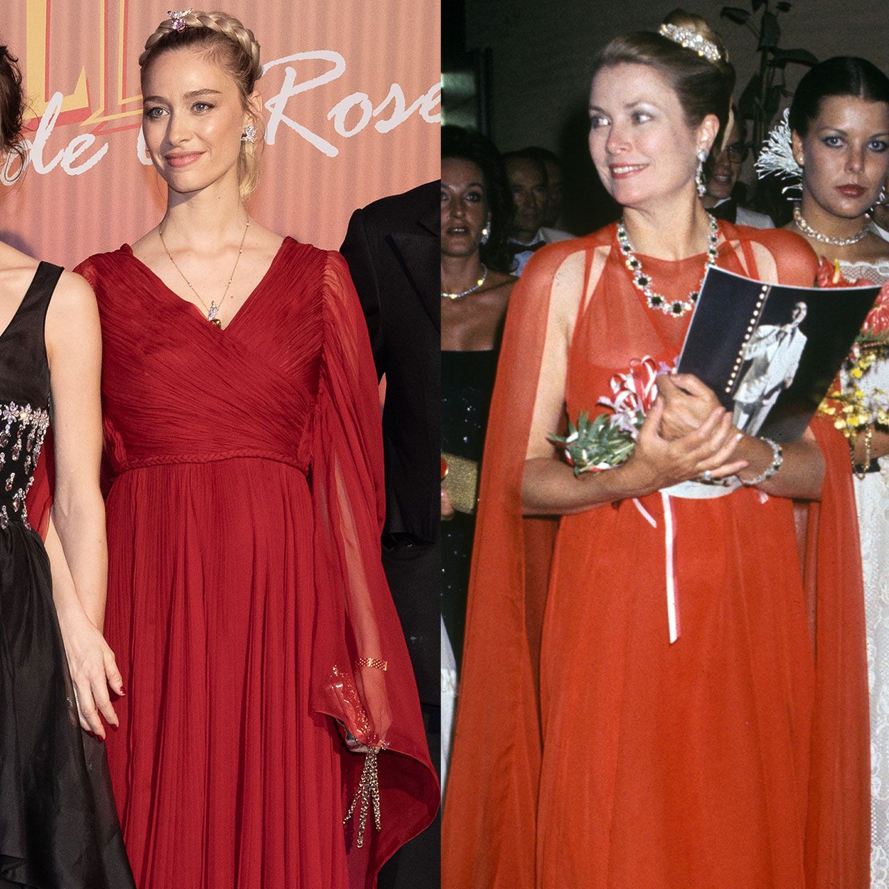 Beatrice Borromeo Pays Homage To Grace Kelly In Dior Couture At The Monaco Rose Ball