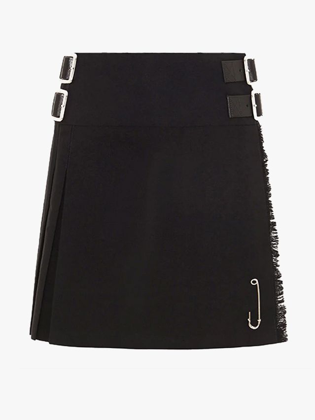 Image may contain Clothing Skirt Tartan Kilt and Miniskirt