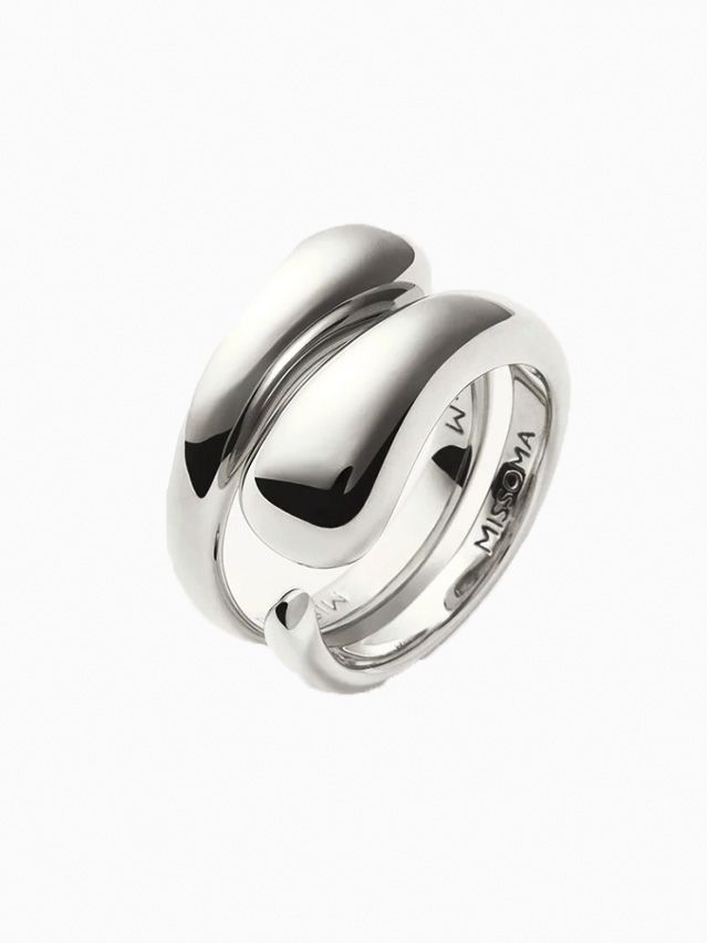 Image may contain Platinum Accessories Jewelry Ring and Silver