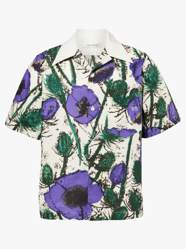 Image may contain Beachwear Clothing Adult Person Blouse and Pattern