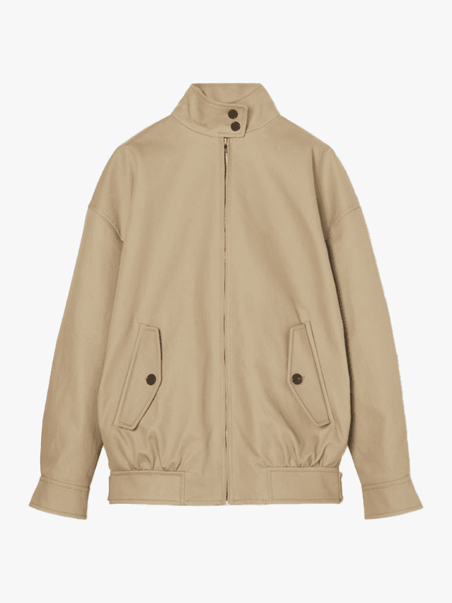 Image may contain Clothing Coat Jacket Fleece Knitwear and Sweater
