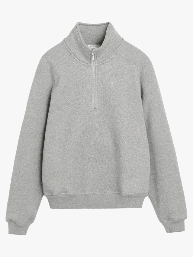 Image may contain Clothing Knitwear Sweater Sweatshirt Fleece and Hoodie