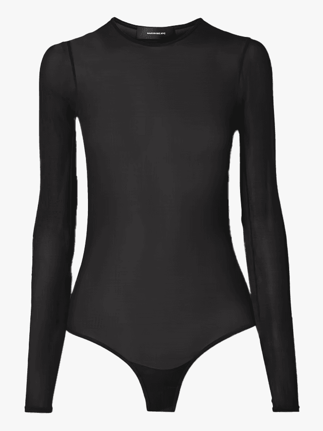 Image may contain Clothing Long Sleeve Sleeve Swimwear and Blouse