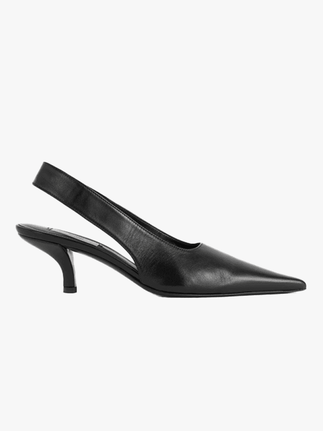 Image may contain Clothing Footwear Shoe High Heel Sandal Accessories and Strap