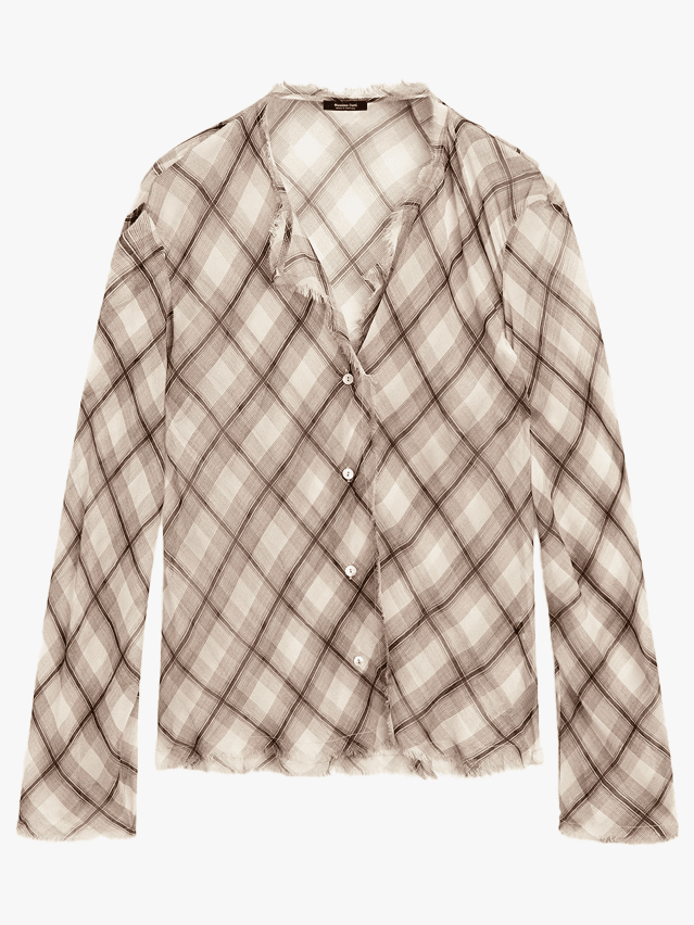 Image may contain Clothing Shirt Long Sleeve Sleeve and Blouse