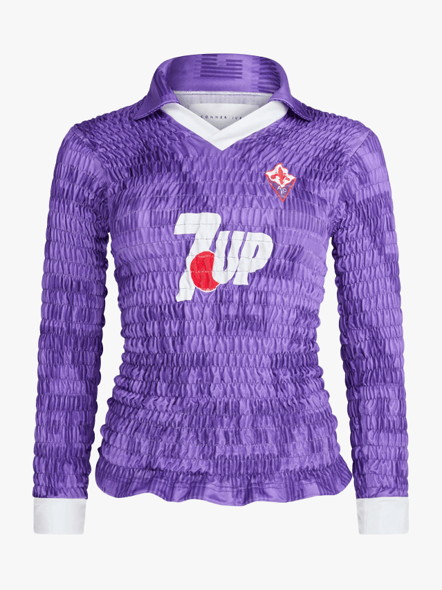 Image may contain Clothing Shirt Long Sleeve Sleeve Knitwear and Sweater