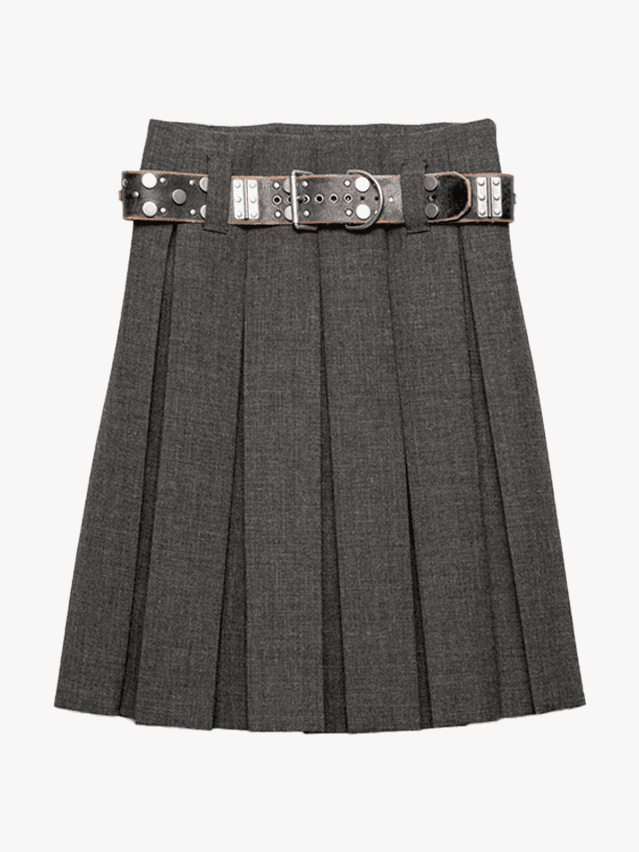 Image may contain Clothing Skirt Tartan and Kilt