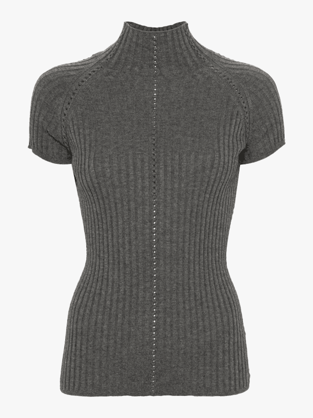 Image may contain Clothing Knitwear Sweater and TShirt