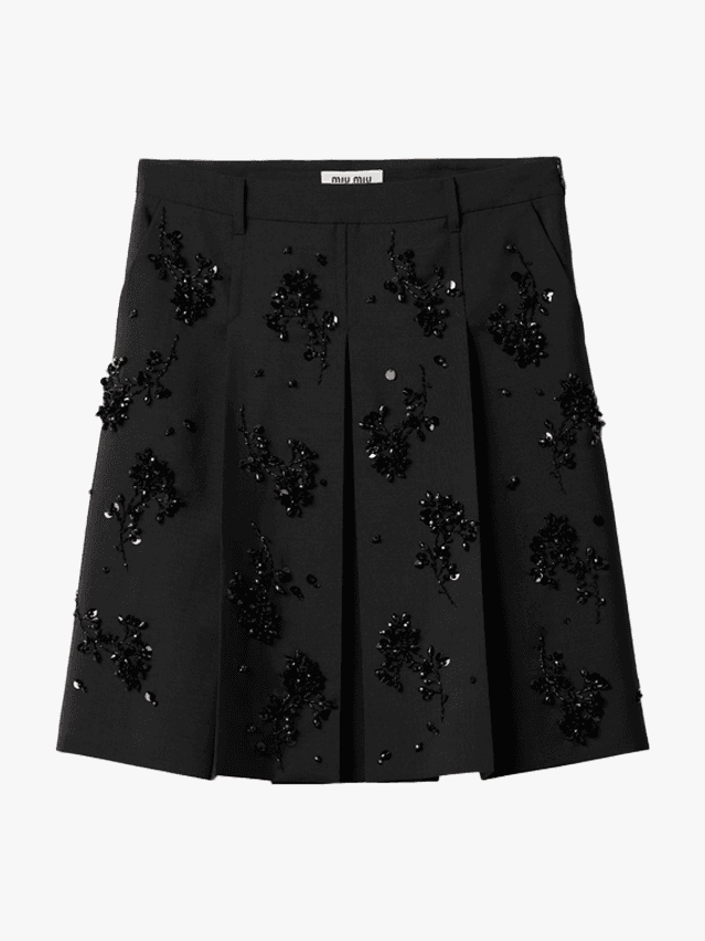 Image may contain Clothing Skirt Shorts and Miniskirt