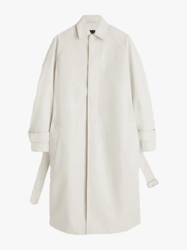 Image may contain Clothing Coat Lab Coat Long Sleeve and Sleeve