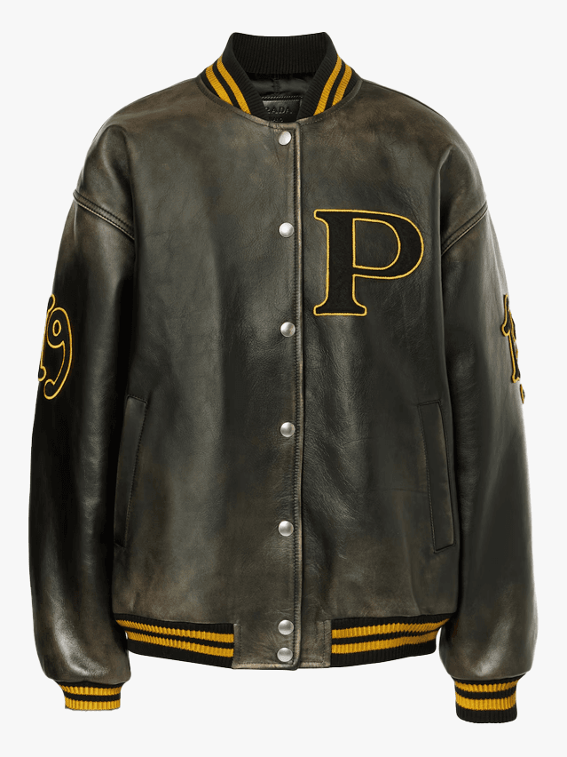 Image may contain Clothing Coat Jacket and Leather Jacket