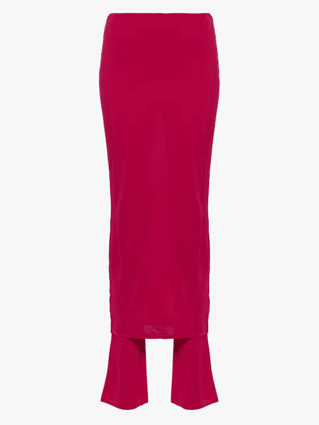 Image may contain Clothing Skirt and Dress