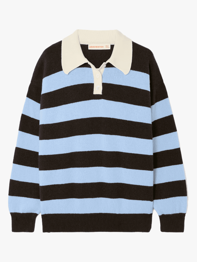 Image may contain Clothing Knitwear Sweater and Sweatshirt