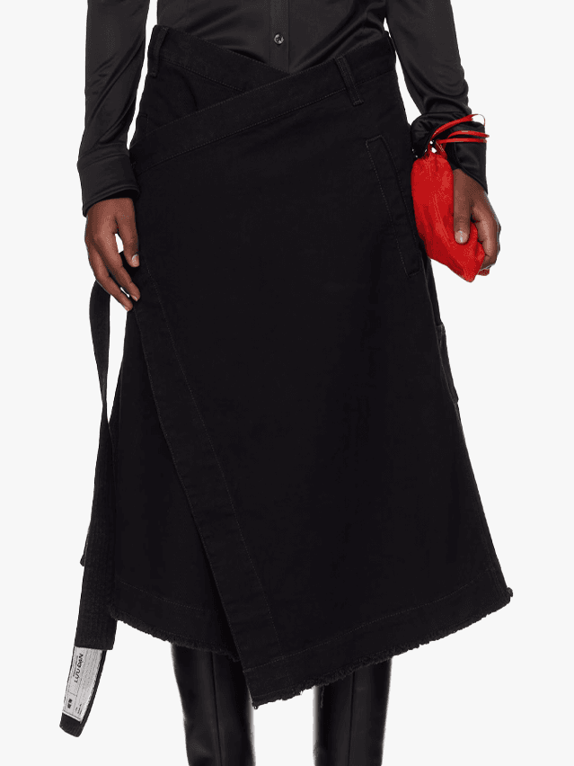 Image may contain Clothing Skirt Long Sleeve Sleeve and Coat