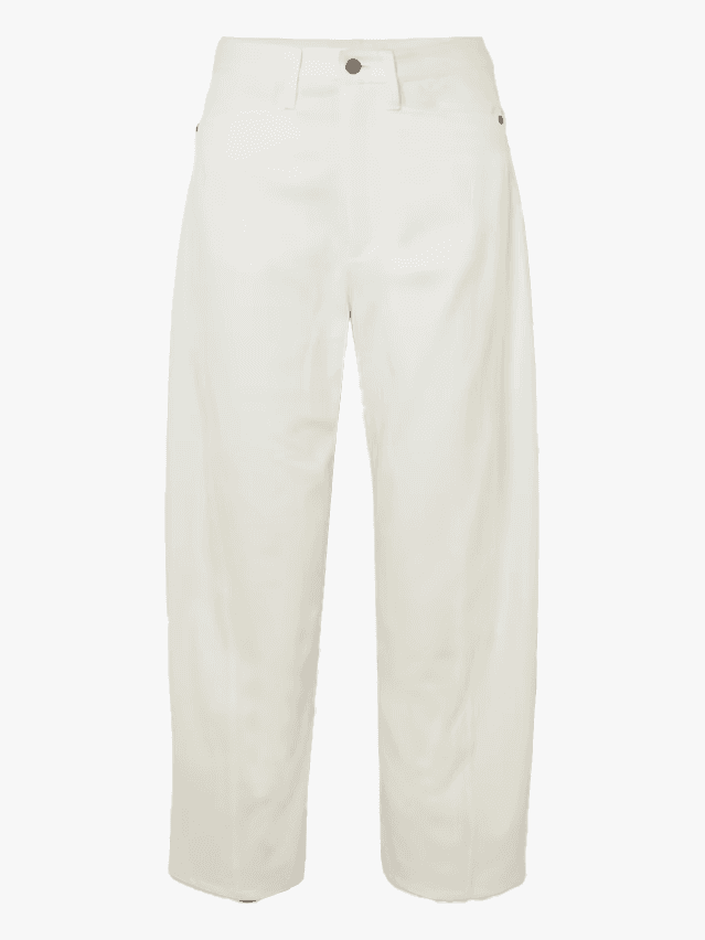Image may contain Clothing Pants Home Decor and Linen
