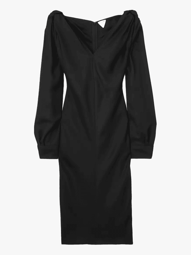 Image may contain Clothing Long Sleeve Sleeve Coat Dress Fashion and Blouse