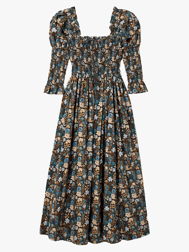 Image may contain Clothing Dress Fashion Coat Formal Wear and Robe