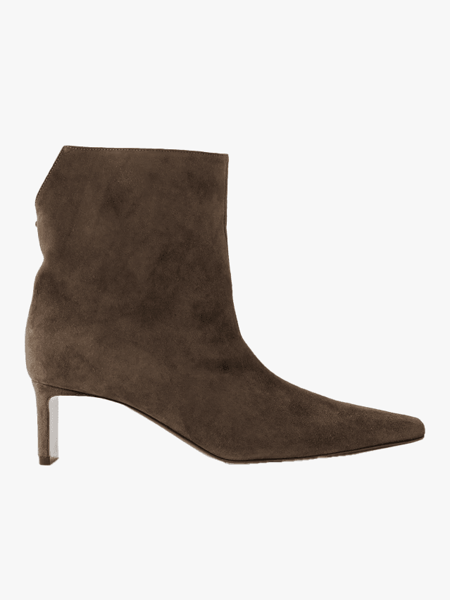 Image may contain Clothing Footwear Shoe High Heel and Suede
