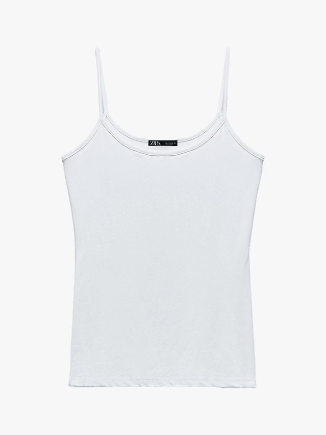 Image may contain Clothing Tank Top Undershirt and Vest
