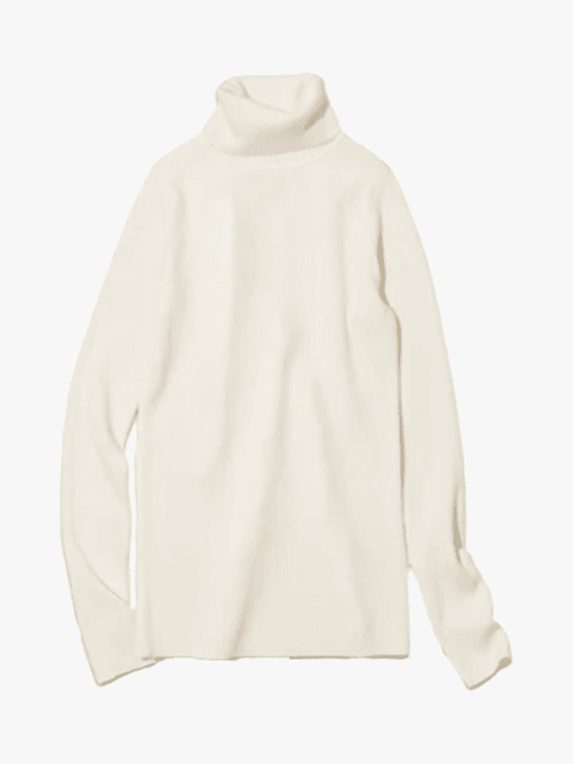 Image may contain Clothing Long Sleeve Sleeve Knitwear Sweater Sweatshirt Fleece Coat and Hoodie