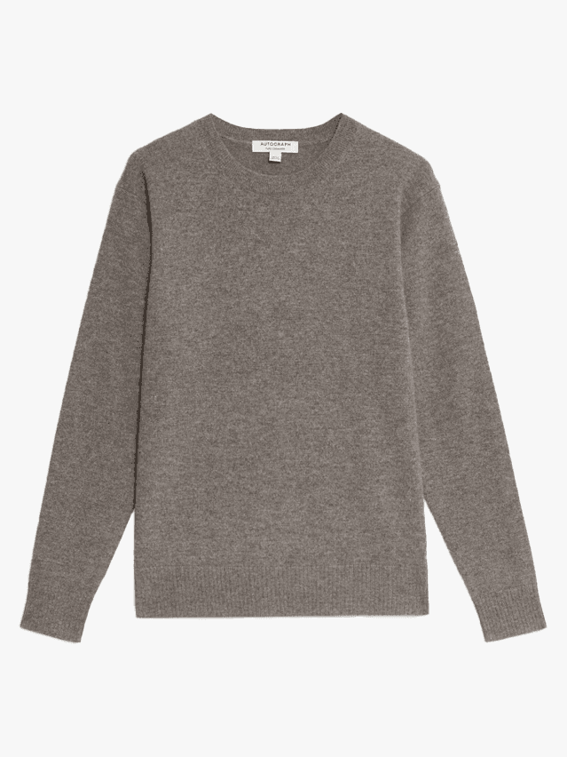 Image may contain Clothing Long Sleeve Sleeve Knitwear Sweater and Sweatshirt