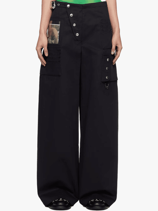 Image may contain Clothing Pants Jeans and Coat