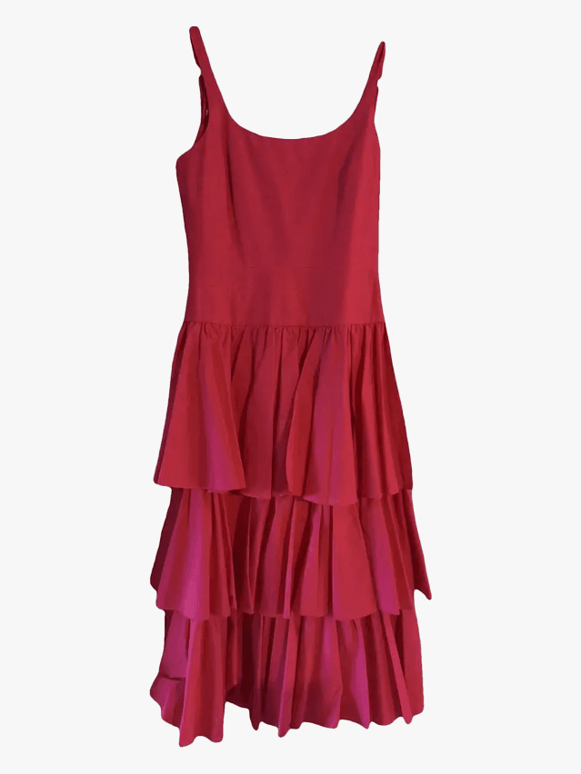 Image may contain Clothing Dress Fashion Blouse Robe and Formal Wear